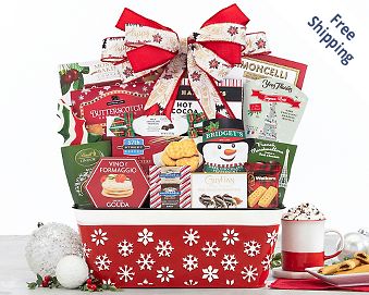 Holiday Cheer Gourmet Gift Basket FREE SHIPPING